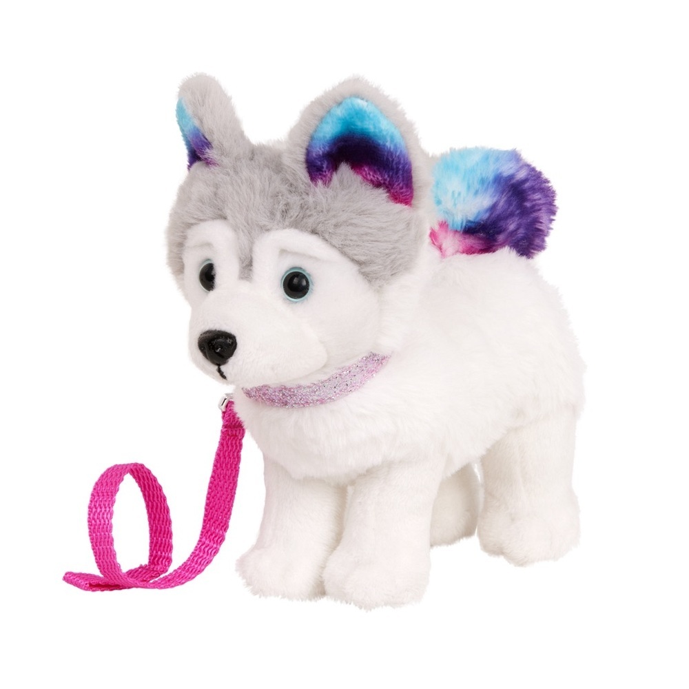 New Our Generation Siberian Husky Posable 6-inch Pet Dog Plush